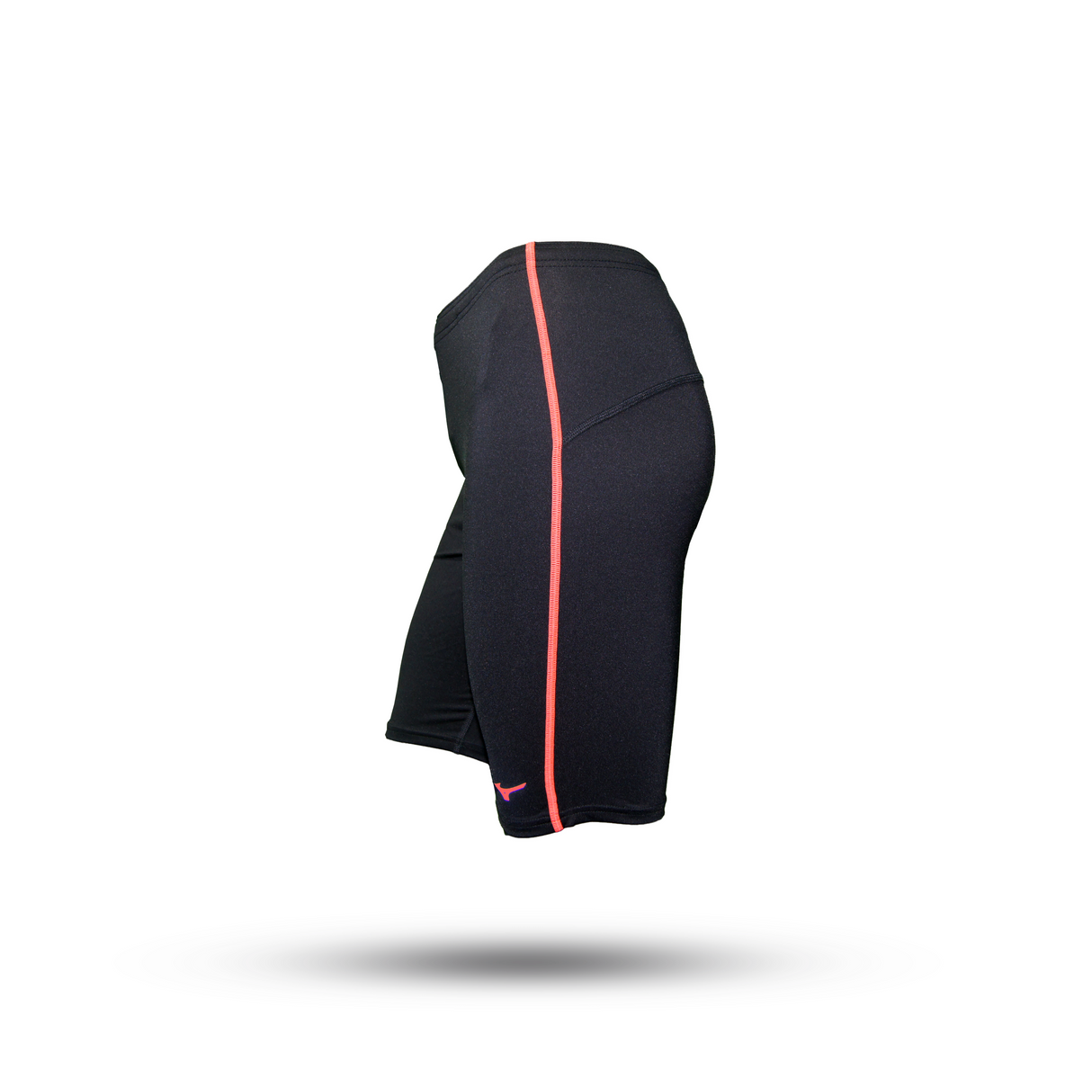 Mizuno Synthetic Women's Core Mid Tights (Black/Fiery Coral) (Model :J2GB525294)