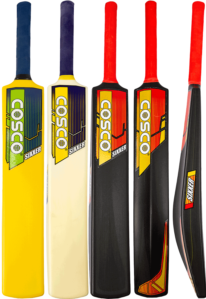 Cosco Sixxer Tennis Cricket Bat FULL - Cosco Cricket Equipment