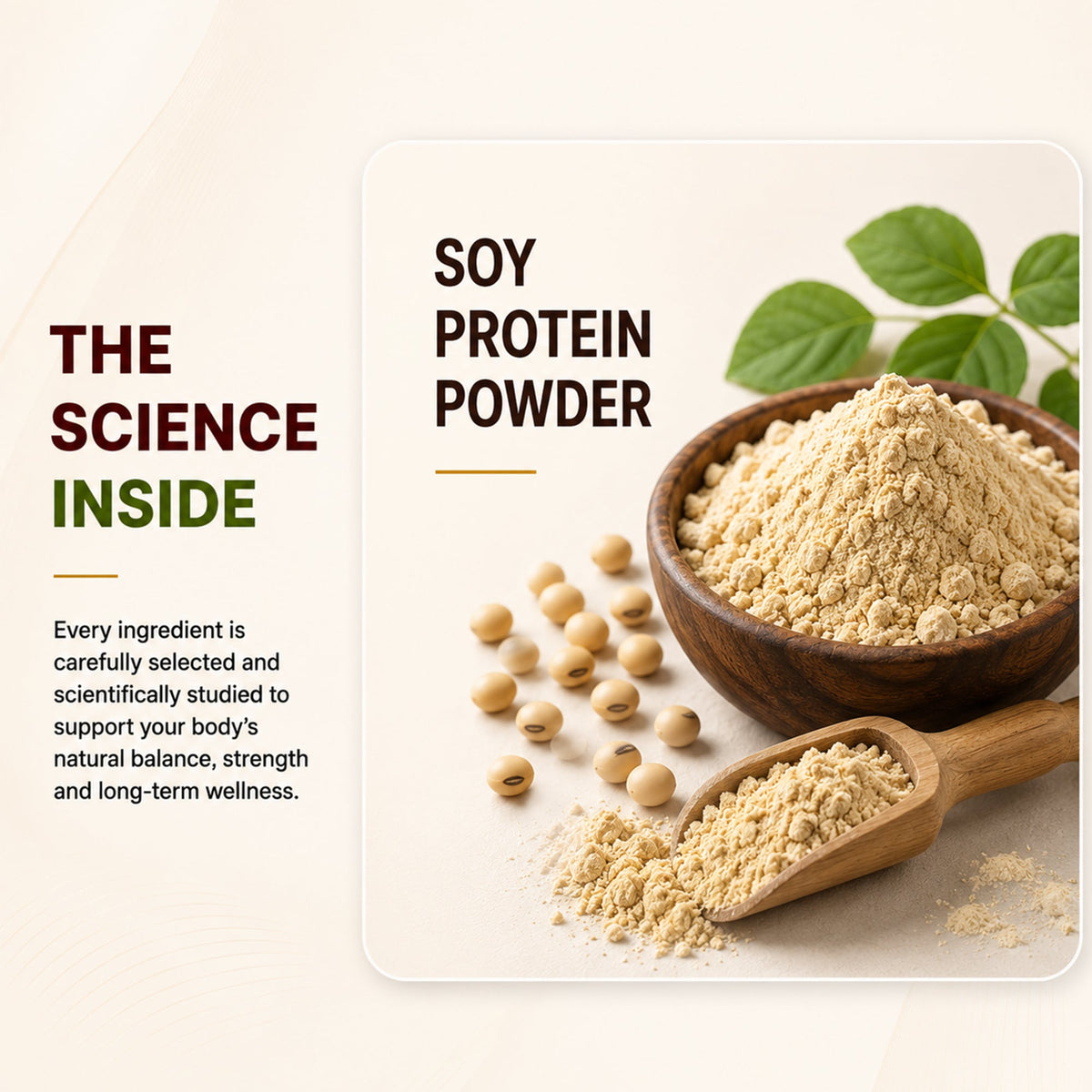 Soy Protein Isolate Powder 1kg 90% Protein | Unflavored, Pure & Complete