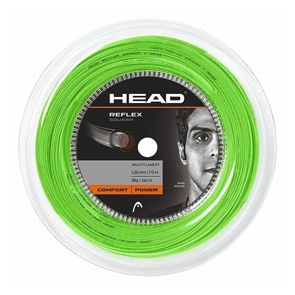 HEAD Reflex Squash String Reel (20G)