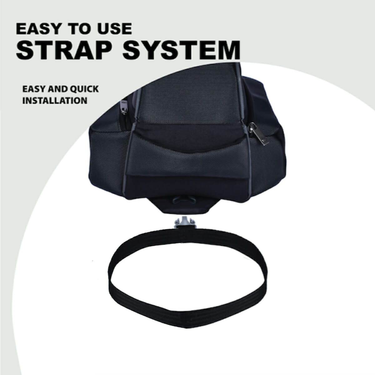 Gods Zeon R1 - Magnetic motorcycle Tank Bag with Capsule Rain Cover (compatible with all bikes)