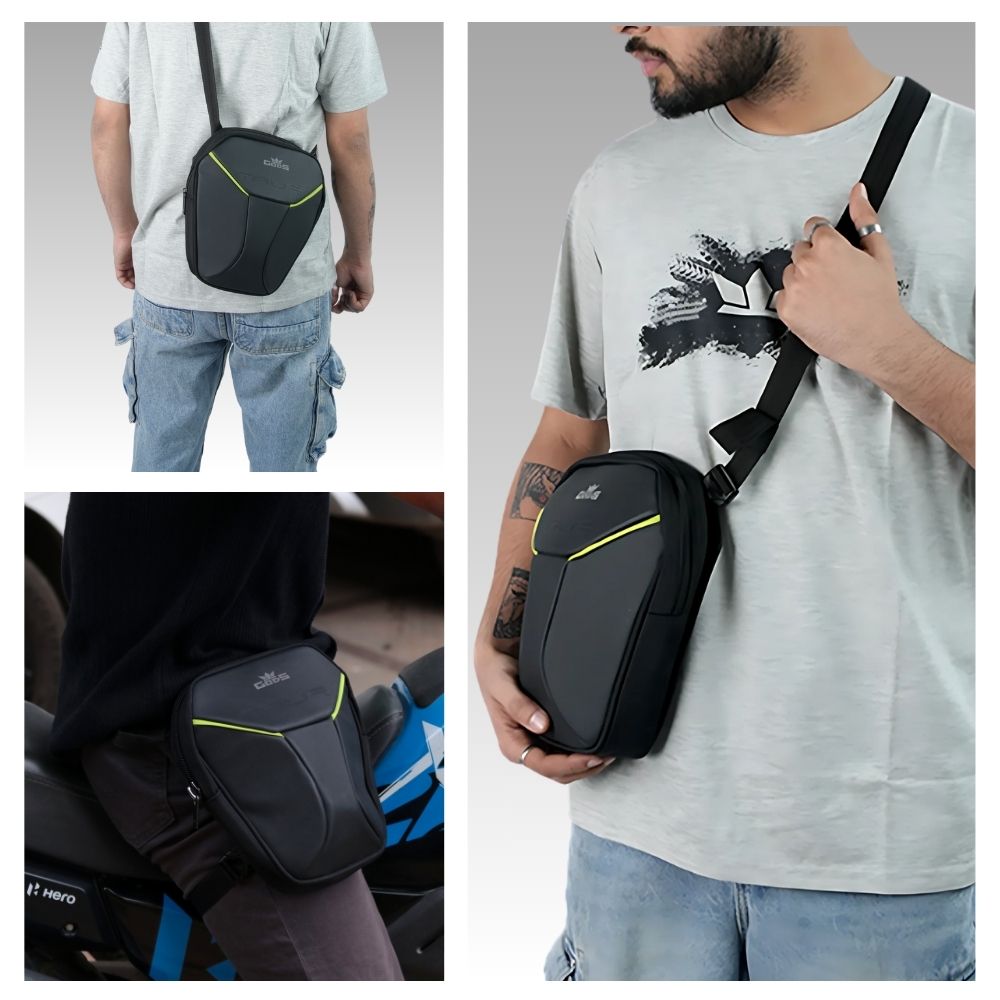 Taur 3-in-1 Green | Non-magnetic | Thigh Bag | Waist Bag | Sling Bag