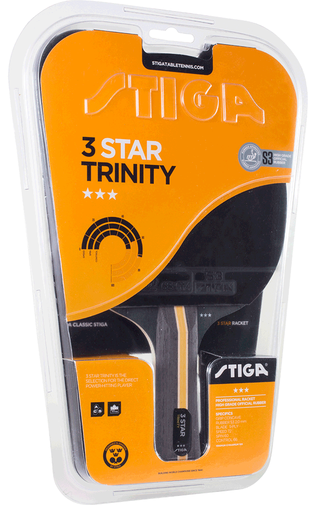 Cosco STIGA Trinity Tennis Bat - Cosco Table Tennis Equipment