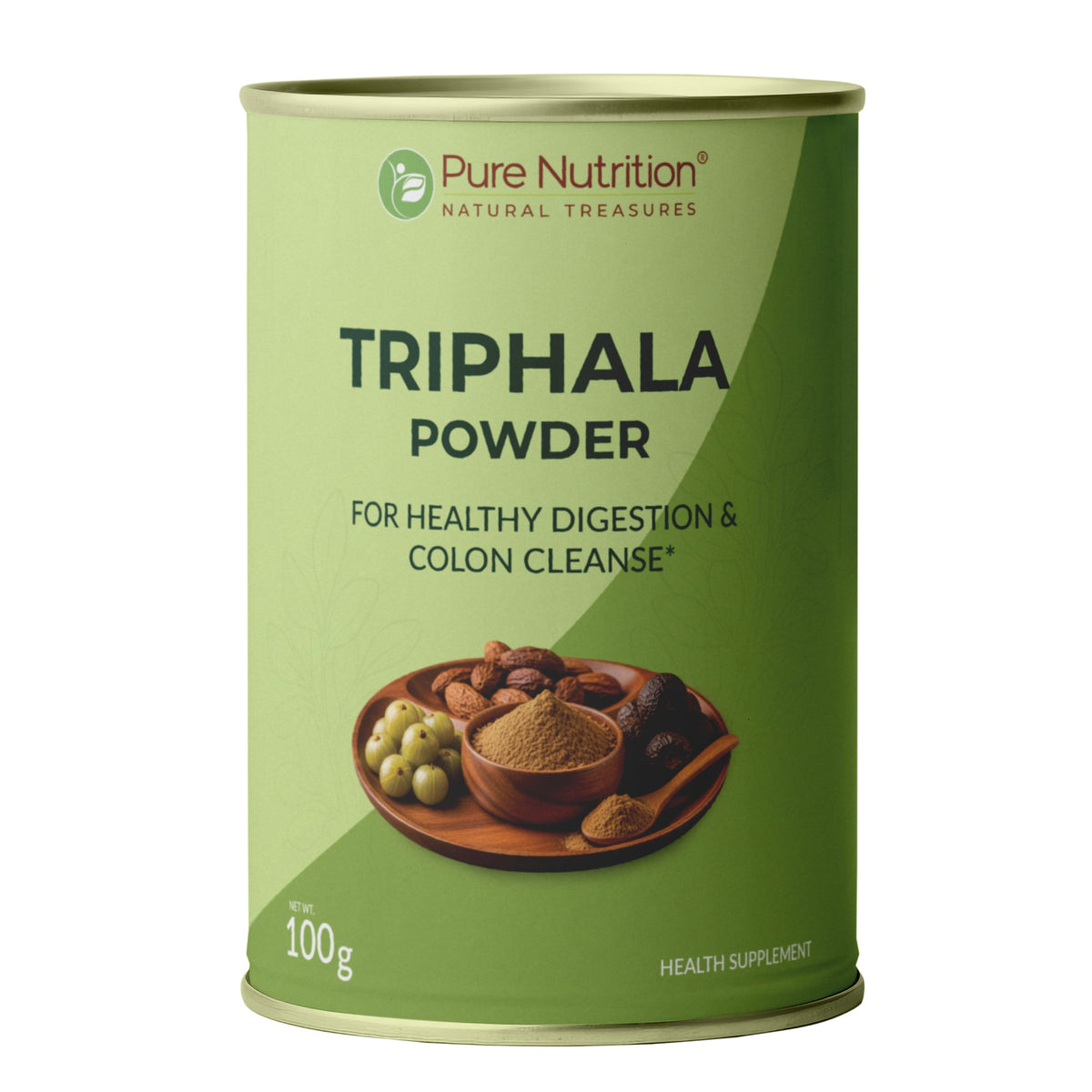 Triphala Powder 100g | Amla, Haritaki & Bibhitaki | Digestive Cleanse