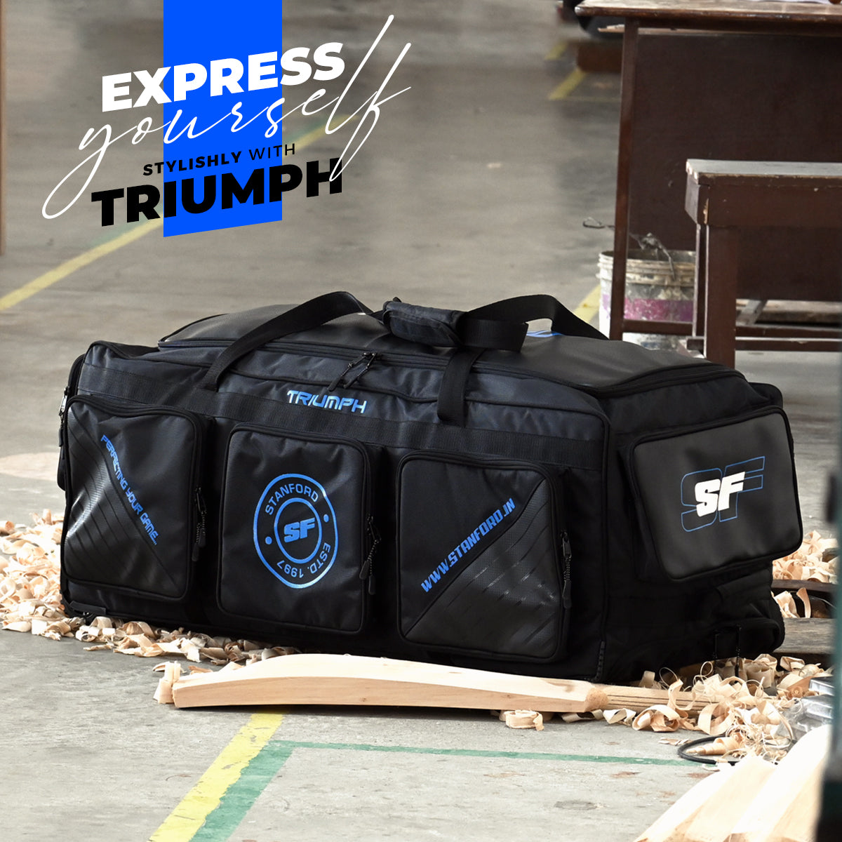 SF Triumph Wheelie Cricket Kit Bag