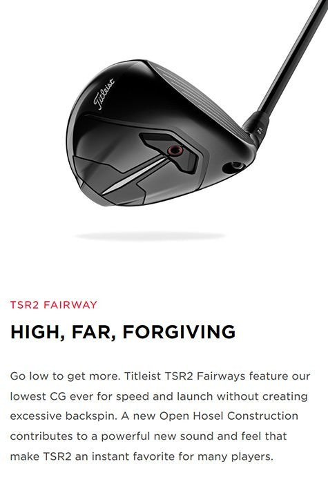 Titleist TSR2 Fairway Wood