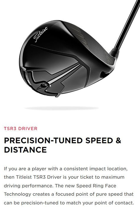 Titleist TSR3 Driver