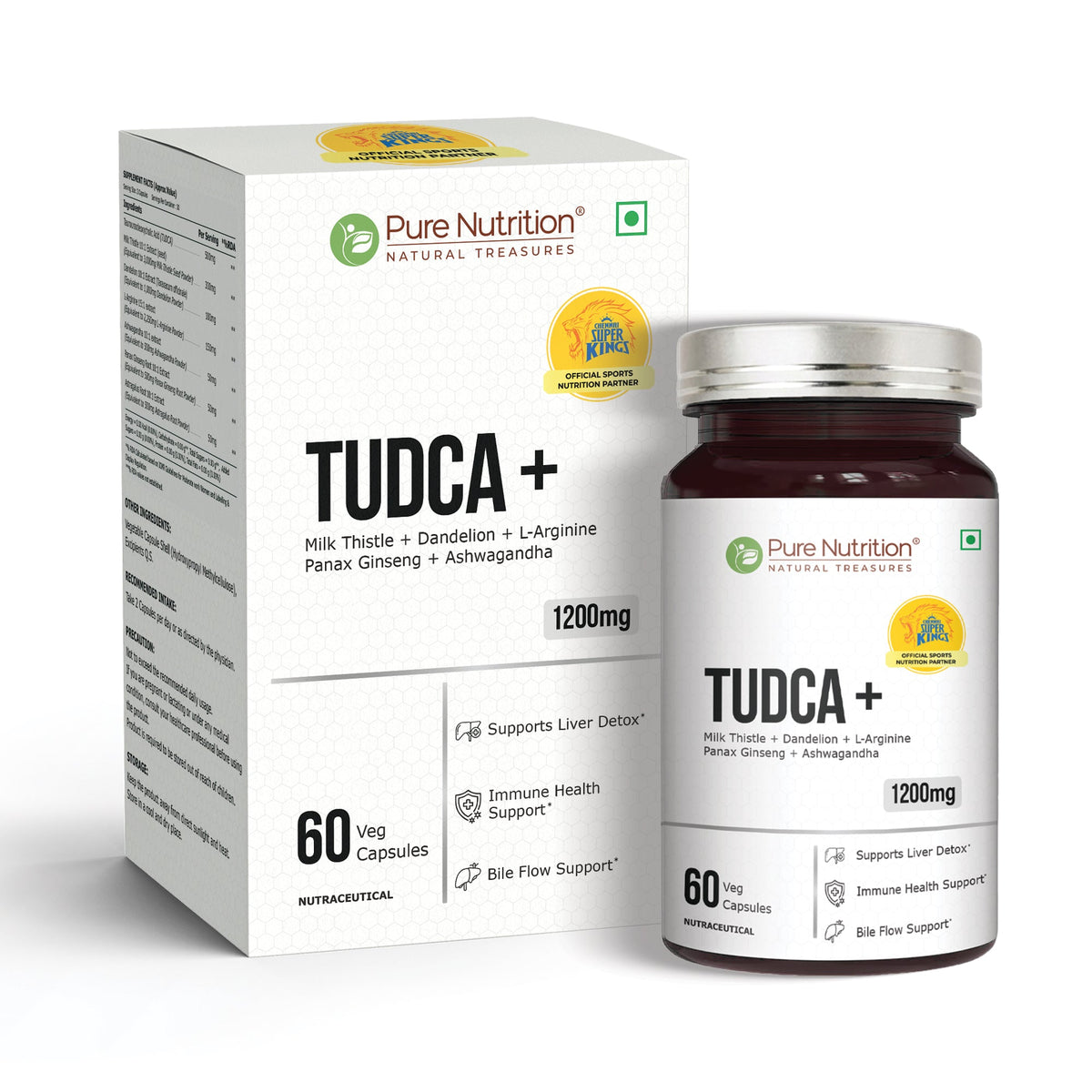 TUDCA+ Liver Health Support TUDCA & Milk Thistle | Liver Detox & Wellness