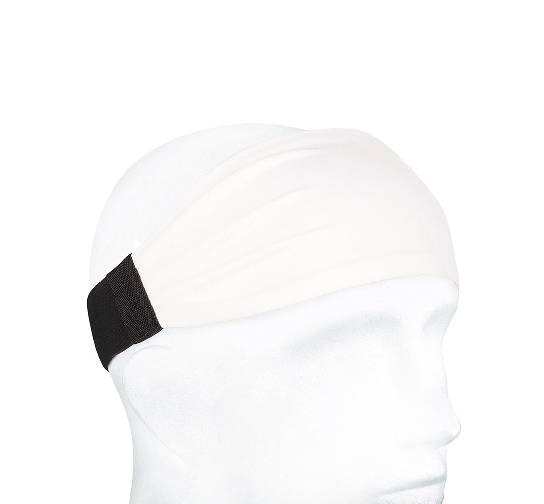 Sports Headband For Men and Women (White Mesh)