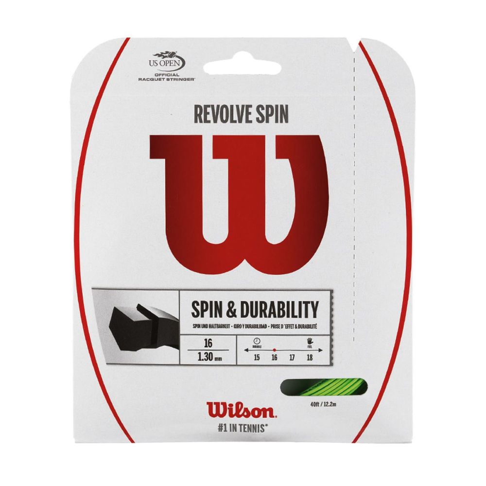 Wilson Revolve Spin Tennis String Set (16 / 1.30MM)