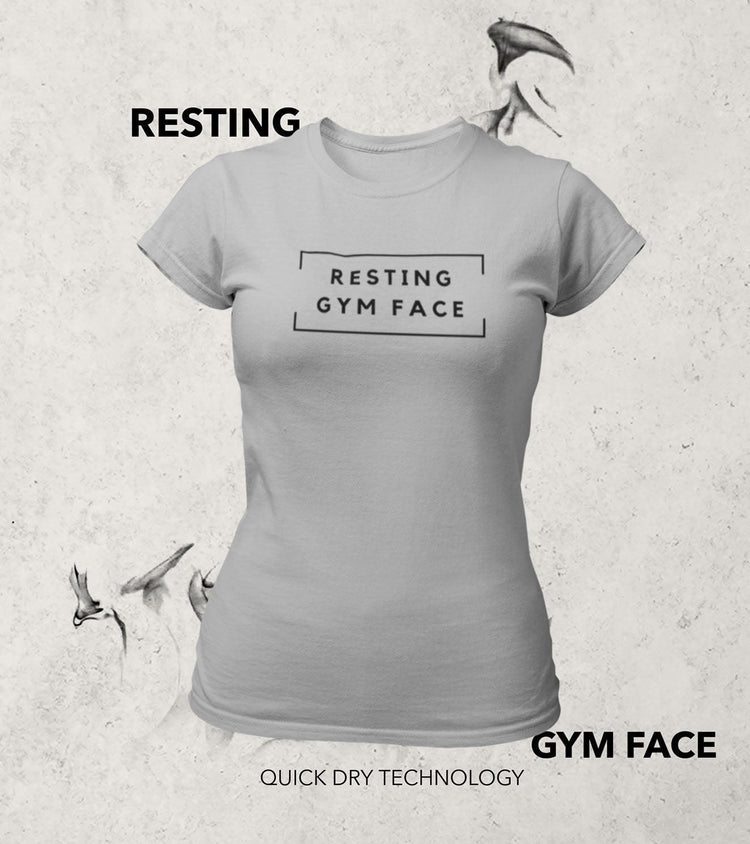 Women's RESTING GYM FACE T-Shirt