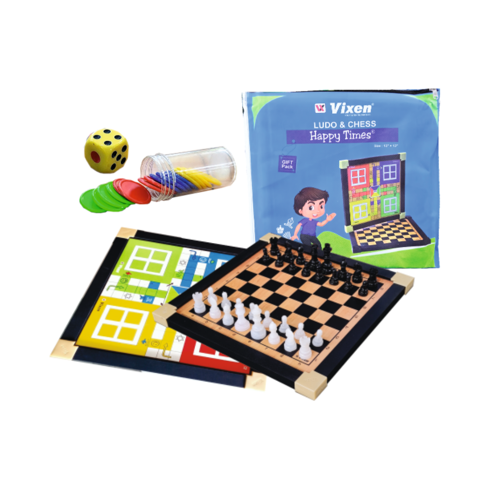 VIXEN CHESS BOARD + LUDO HAPPY TIMES