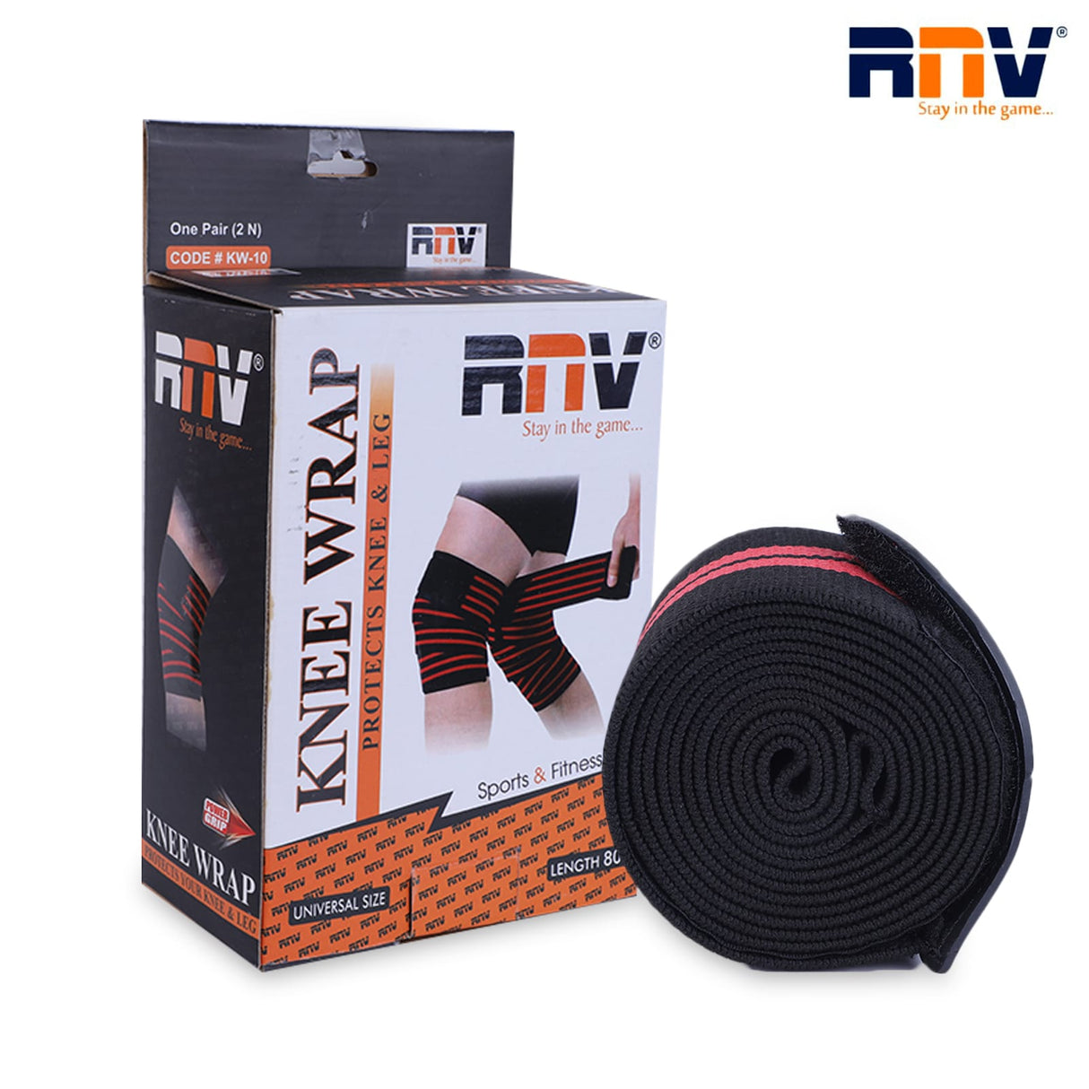 KW-10, KNEE WRAP (POWER GRIP)