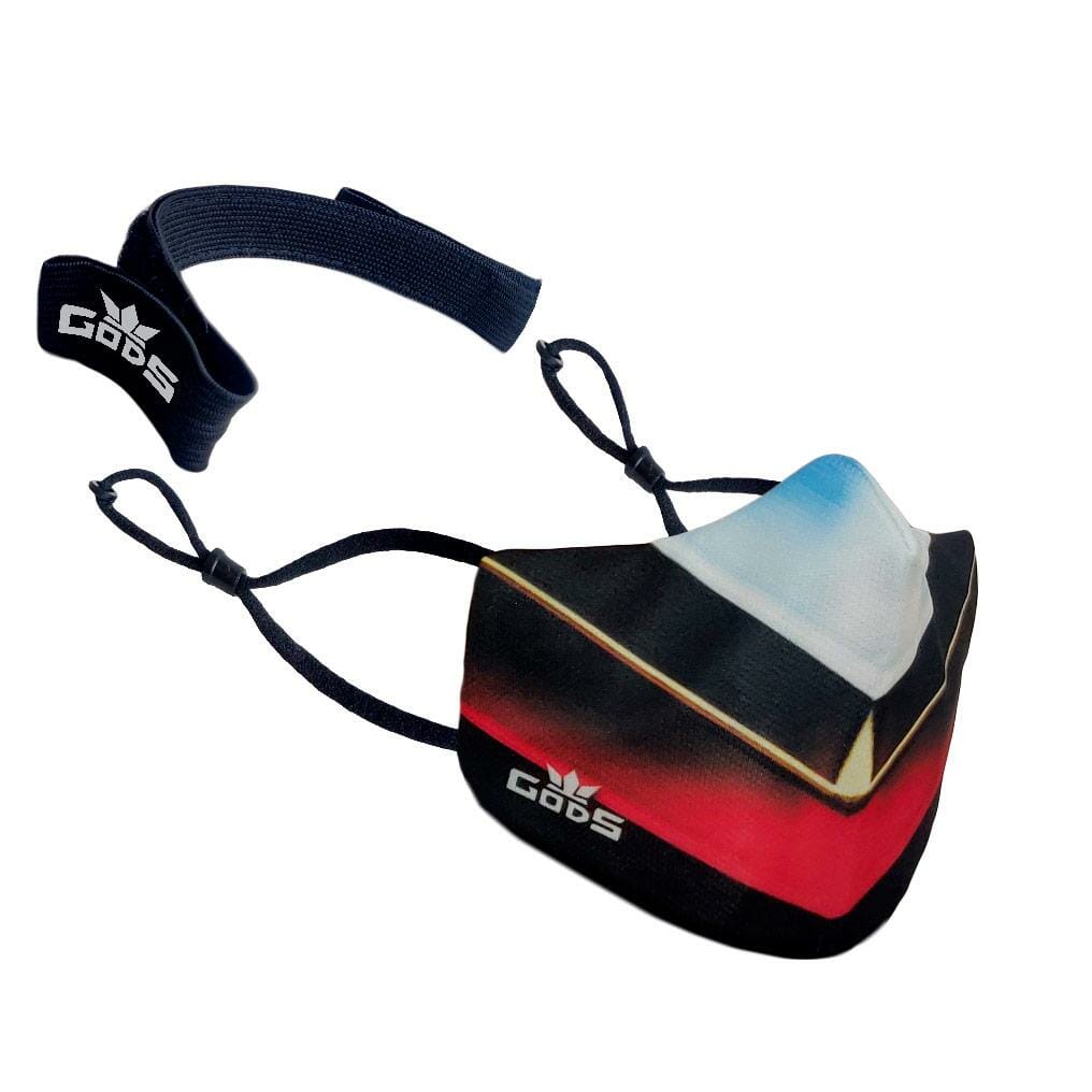 Xator Combat Face Protector Mask - Black Multi Color