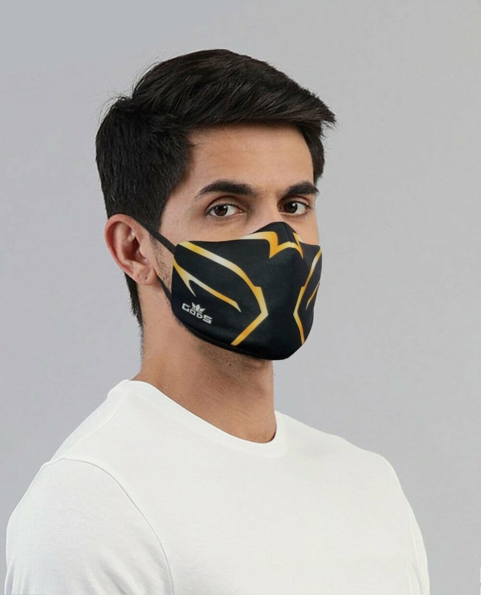Xator Combat Face Protector Mask (Dark Green Gold)