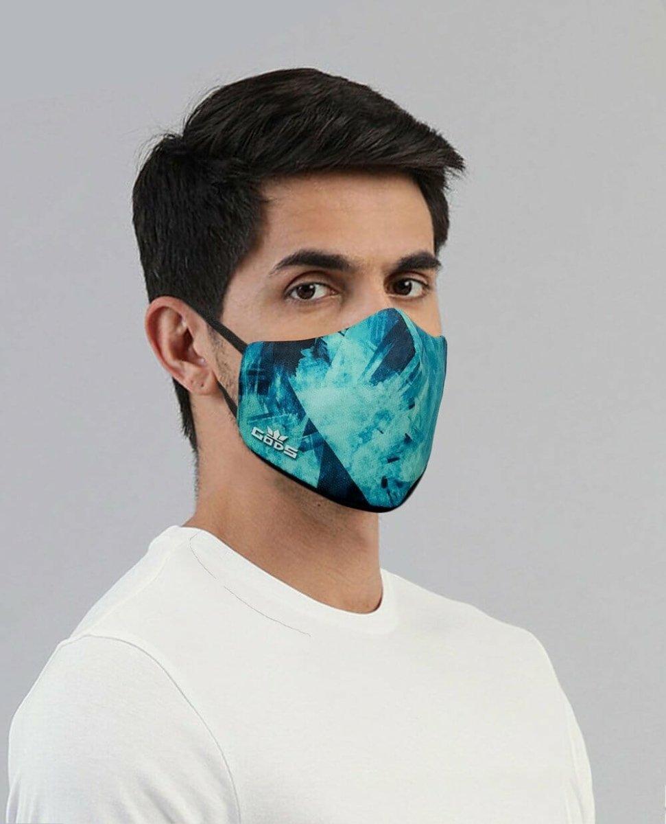 Xator Combat Face Protector Mask - Sea Blue