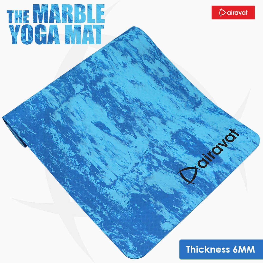 MARBLE 6MM YOGA MAT (PER) WITH BAG