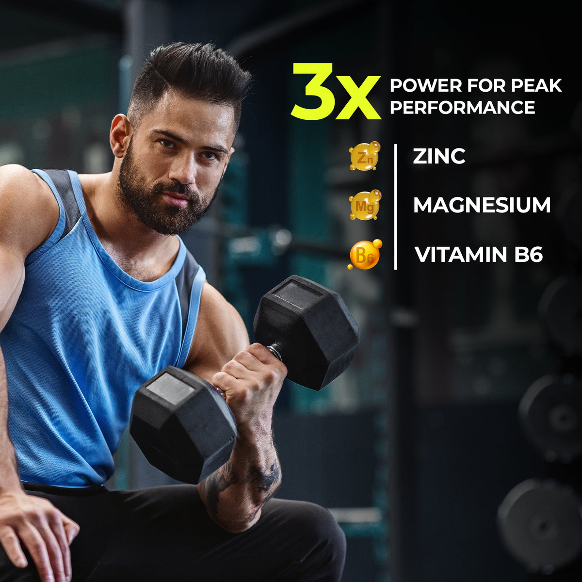 Pure Nutrition ZMA Zinc, Magnesium & Vitamin B6 Tablets