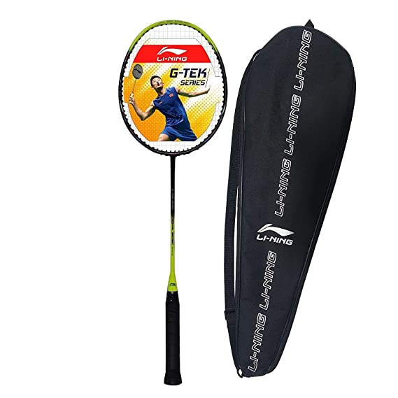 Li-Ning G-TEK 2020 - (Strung) Badminton Racquets with Free Full Cover Blend Strung Badminton Racket | KIBI Sports Li-Ning