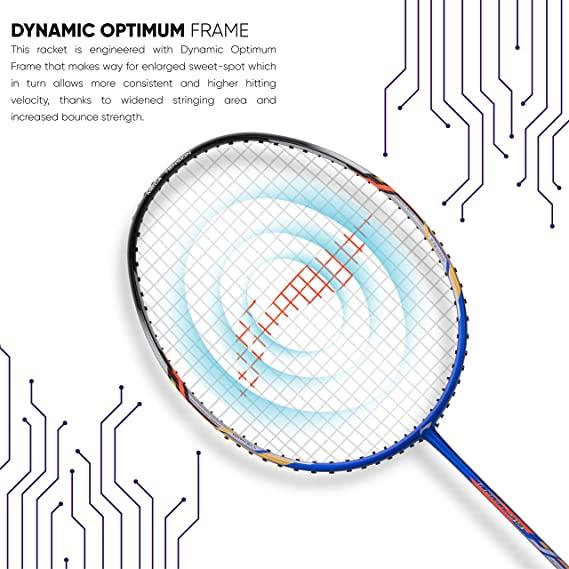 Li-Ning Turbo 99 Carbon Fibre Racket with Free Full Cover (84 Grams. 30 lbs. ) | KIBI Sports - KIBI SPORTS