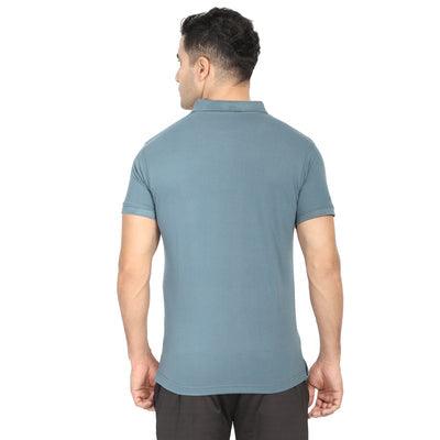 Kronos Cotton Polo All Seasons | Men's | Vintage Blue | KIBI Sports - KIBI SPORTS