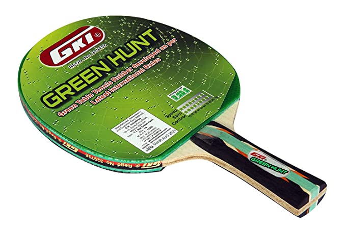 GKI Green Hunt Table Tennis Racquet | KIBI Sports PARTH