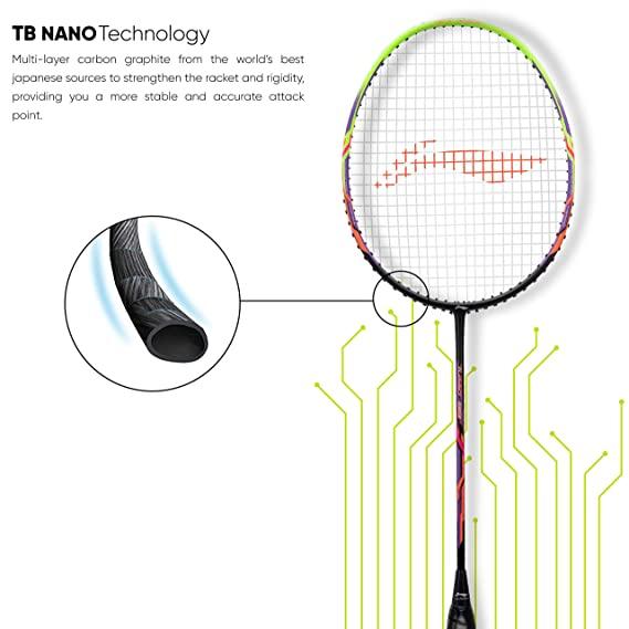 Li-Ning Turbo 99 Carbon Fibre Racket with Free Full Cover (84 Grams. 30 lbs. ) | KIBI Sports - KIBI SPORTS