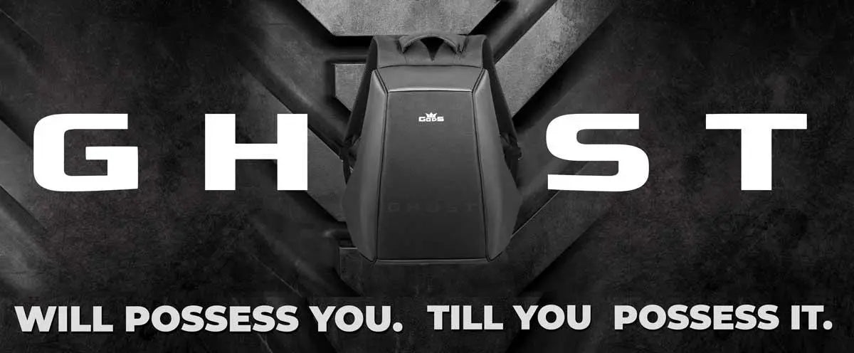 Ghost Carbon Fiber – 25 litres, 15.6 Inch Anti-Theft Laptop Backpack - KIBI SPORTS