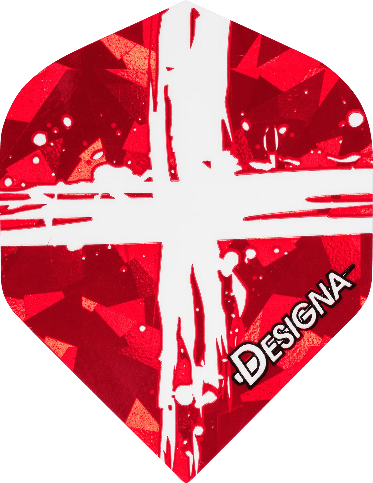 DESIGNA Patriot Dart Flights – 100 Micron – Strong – Hologram – Std - KIBI SPORTS
