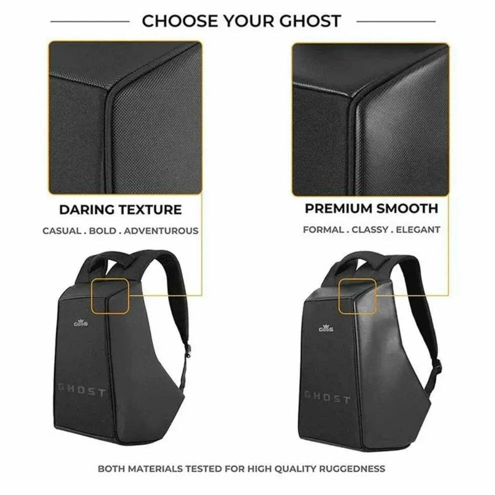 Ghost Vincent – 25 litres, 15.6 Inch Anti-Theft Laptop Backpack - KIBI SPORTS