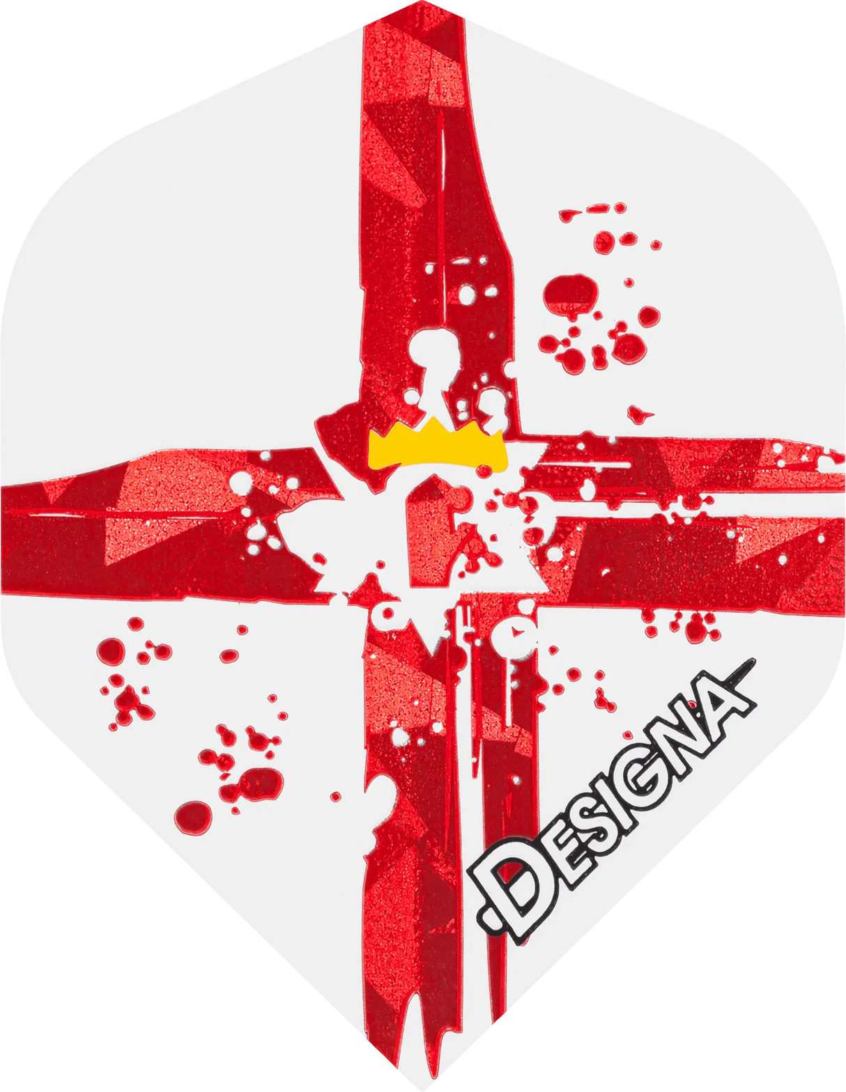DESIGNA Patriot Dart Flights – 100 Micron – Strong – Hologram – Std - KIBI SPORTS