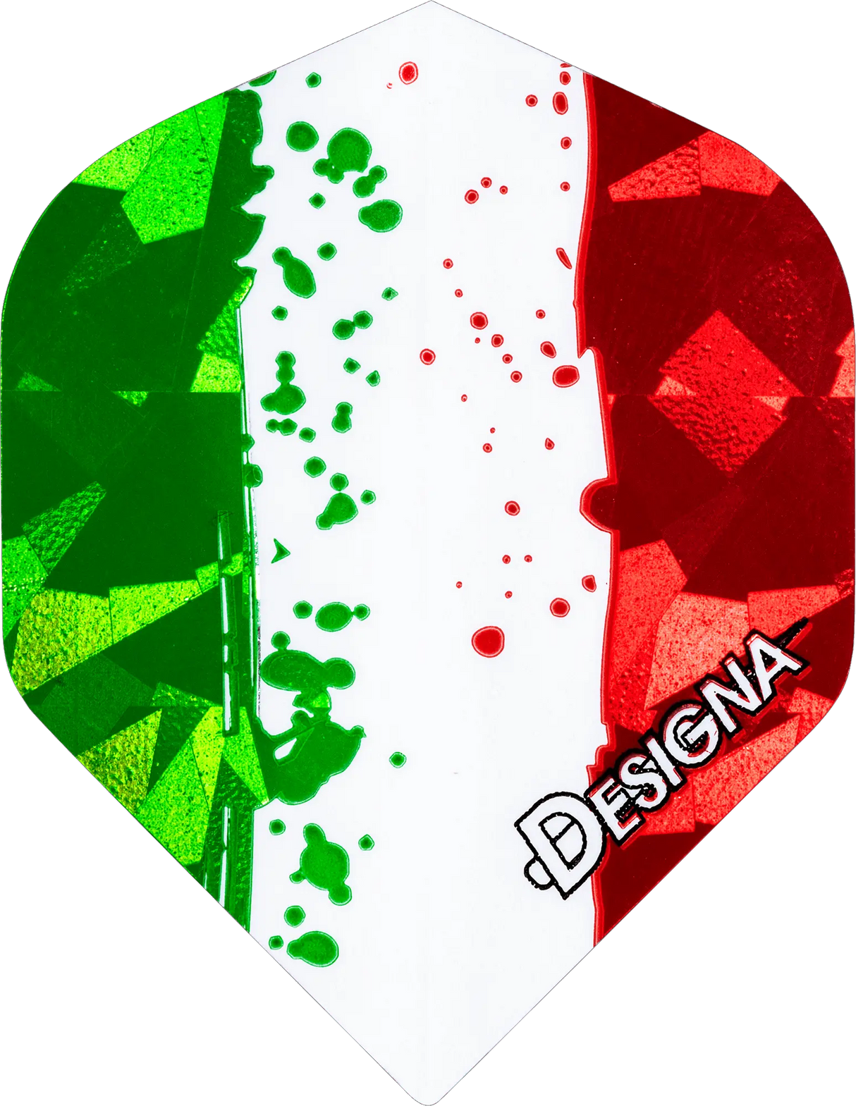 DESIGNA Patriot Dart Flights – 100 Micron – Strong – Hologram – Std - KIBI SPORTS