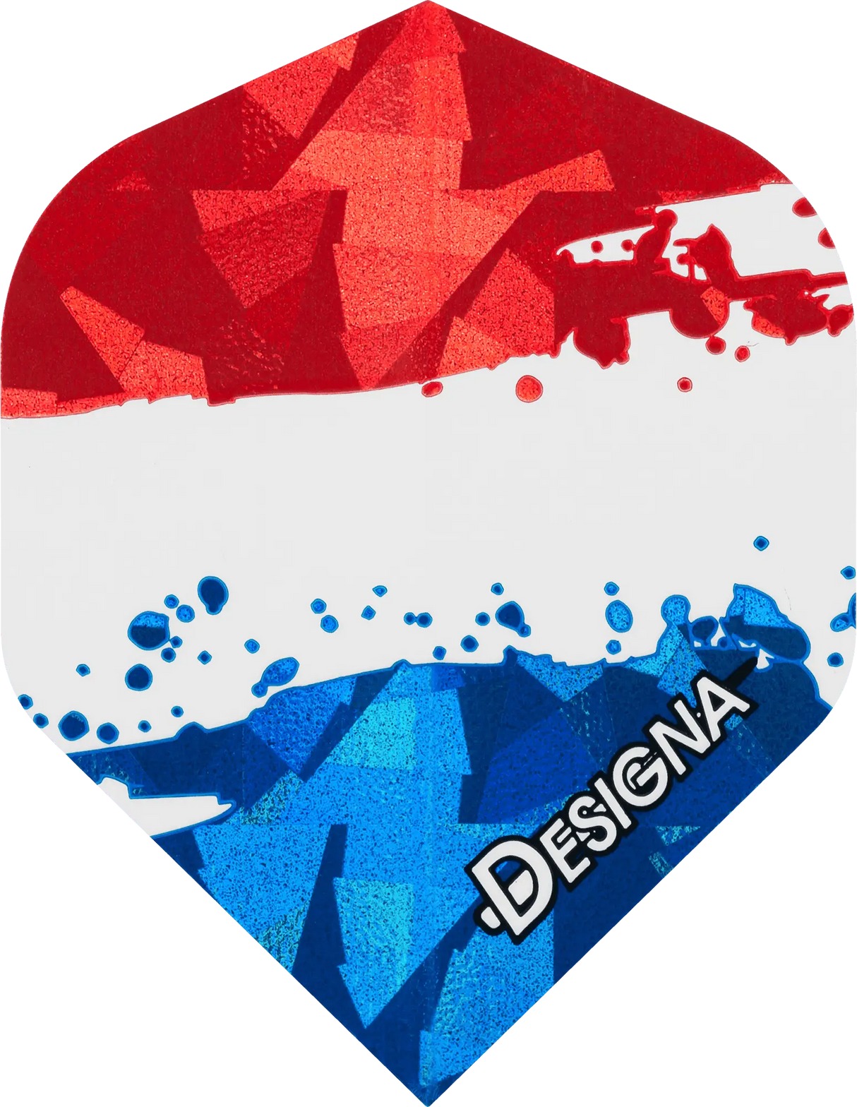 DESIGNA Patriot Dart Flights – 100 Micron – Strong – Hologram – Std - KIBI SPORTS