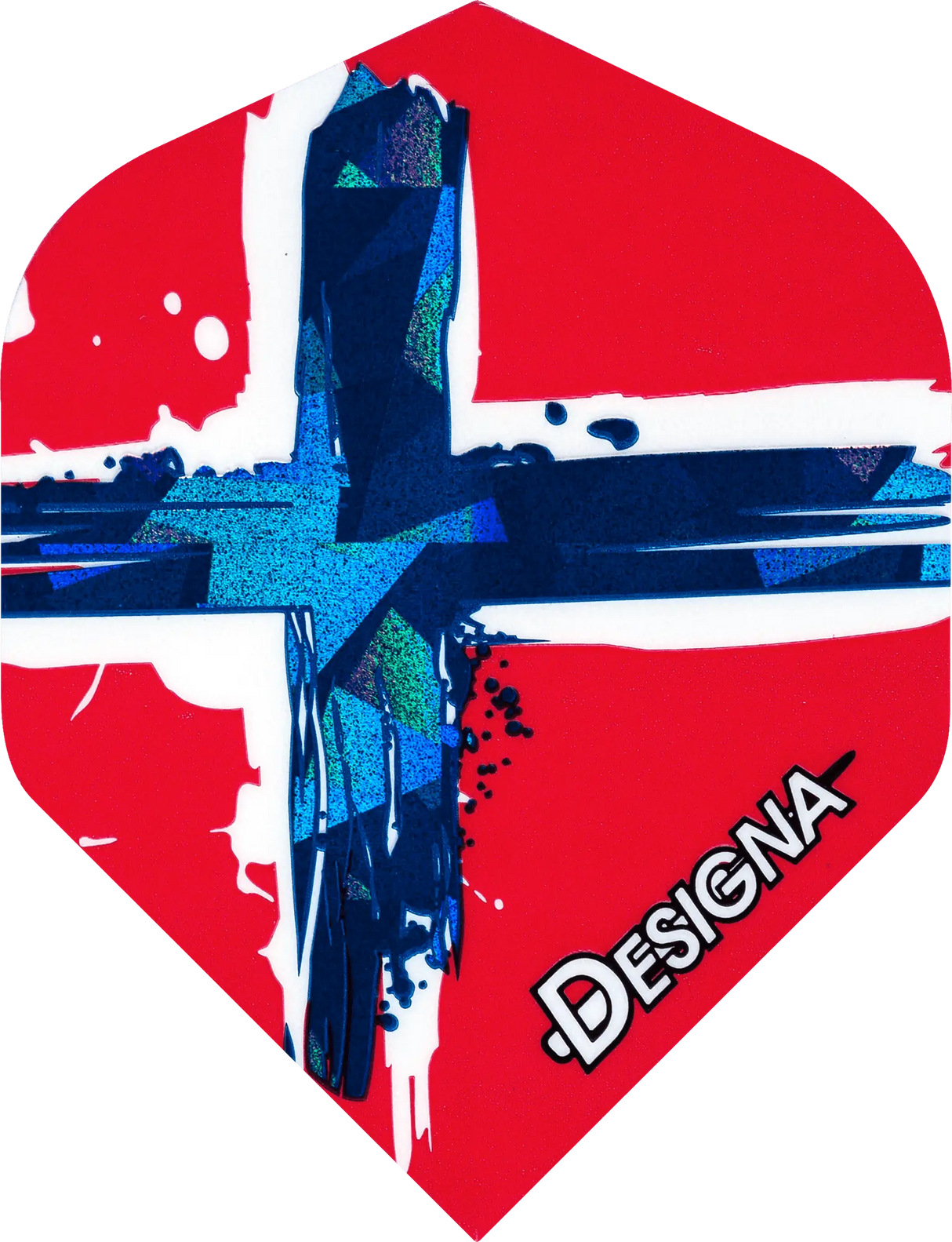 DESIGNA Patriot Dart Flights – 100 Micron – Strong – Hologram – Std - KIBI SPORTS