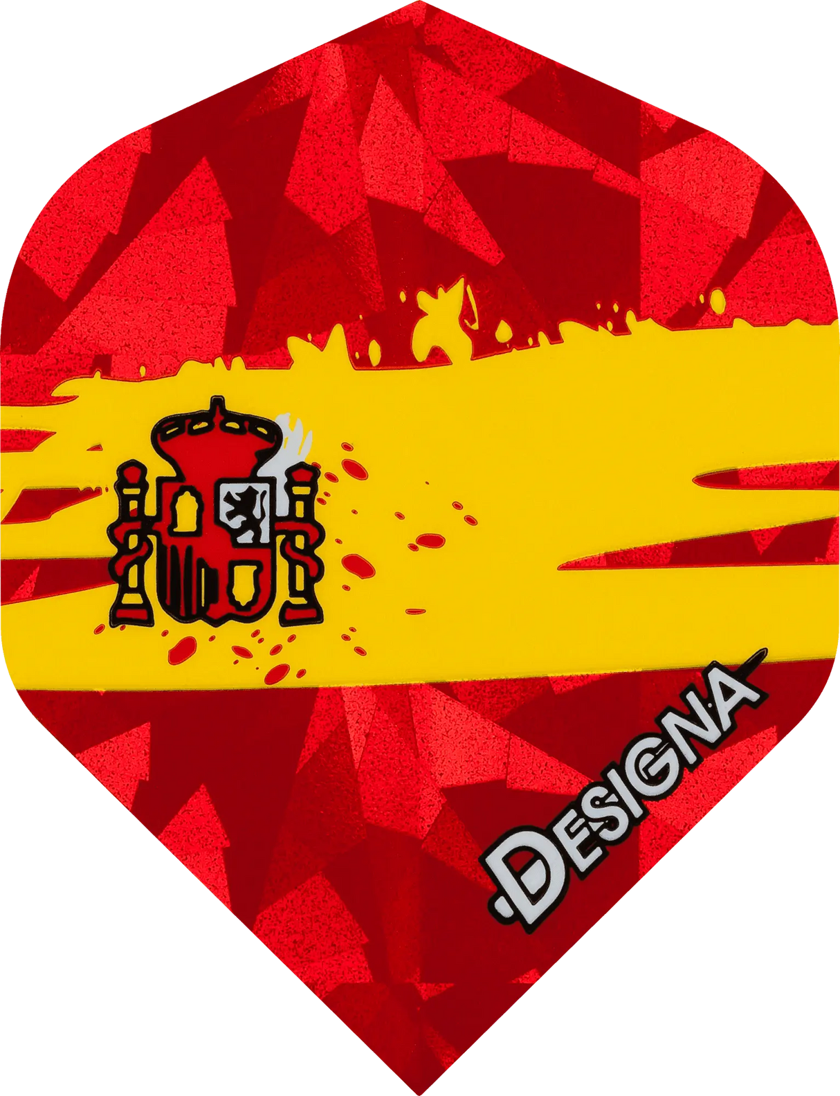 DESIGNA Patriot Dart Flights – 100 Micron – Strong – Hologram – Std - KIBI SPORTS
