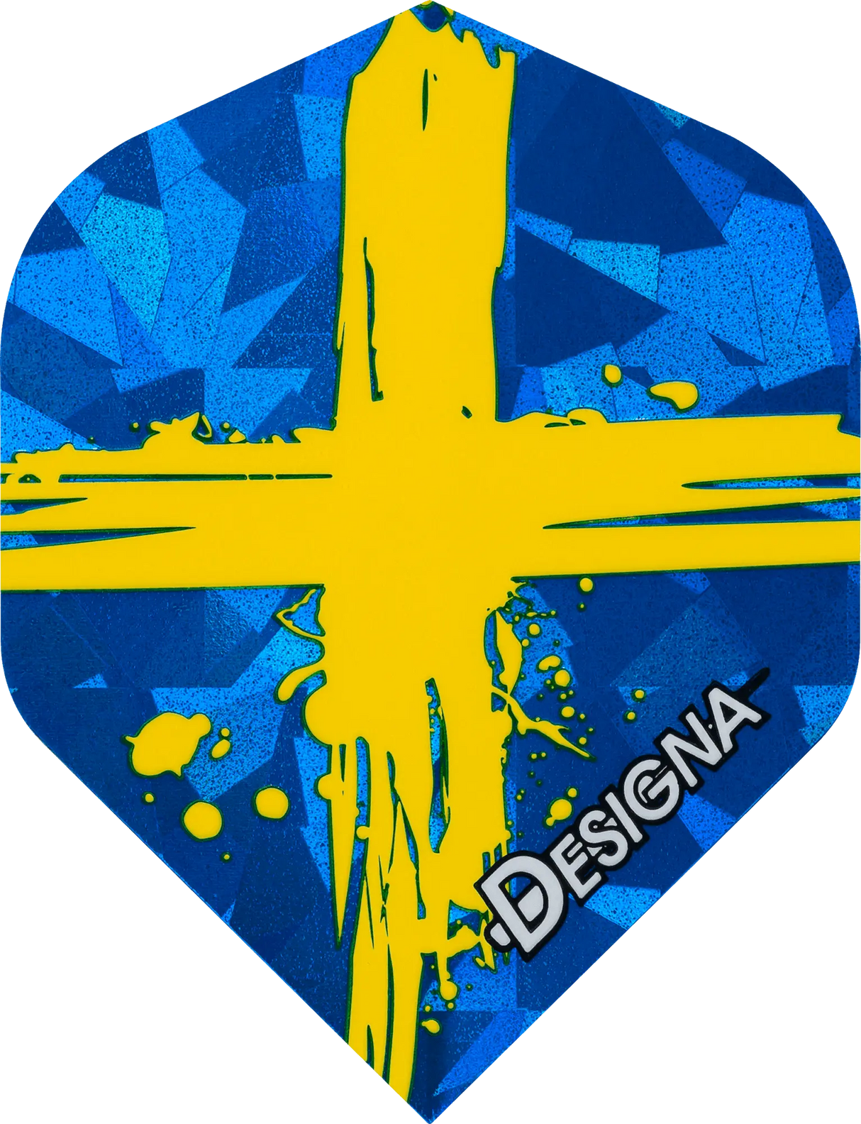 DESIGNA Patriot Dart Flights – 100 Micron – Strong – Hologram – Std - KIBI SPORTS