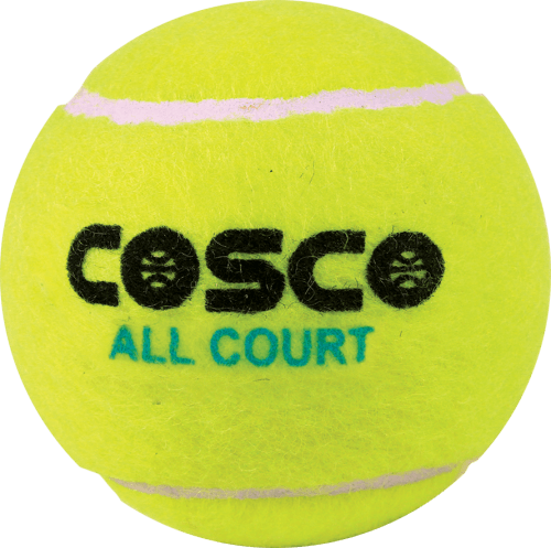 Cosco All Court Tennis Ball, Pack of 3 - Cosco Tennis Equipment