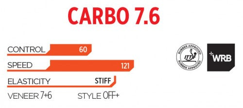 Cosco Stiga Carbo 7.6 Table Tennis Blade | KIBI Sports Cosco