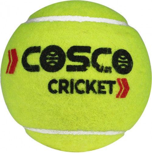 Cosco Light Cricket Tennis Ball (Pack of 6) - Cosco Cricket Equipment