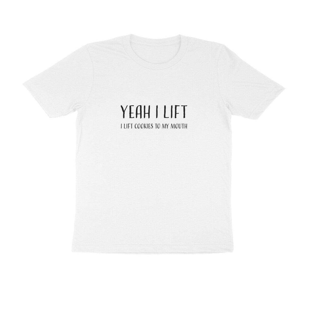 Yeah I Lift | KIBI SPORTS MERCHANDISE | HALF SLEEVE T-SHIRT - ROUND NECK - KIBI SPORTS