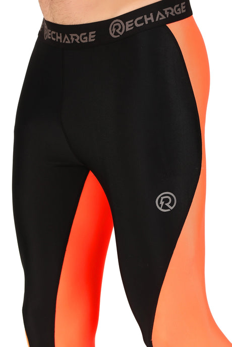 Recharge DC Polyester Compression Pant (Orange)
