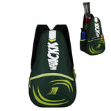 Ace Green 28L Unisex Lightweight Stylish Tennis Badminton Squash Equipment Kit Bag |Shuttle Bag |Shoe Pocket|Backpack Style|Spacious Storage Compartment|Rackets Tennis-6 Badminton-8