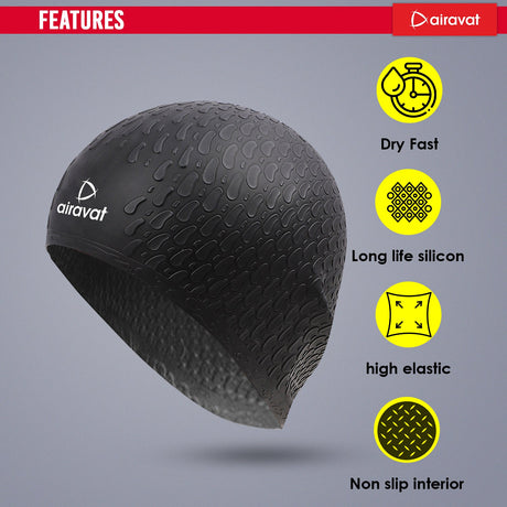 BUBBLE SWIM CAP