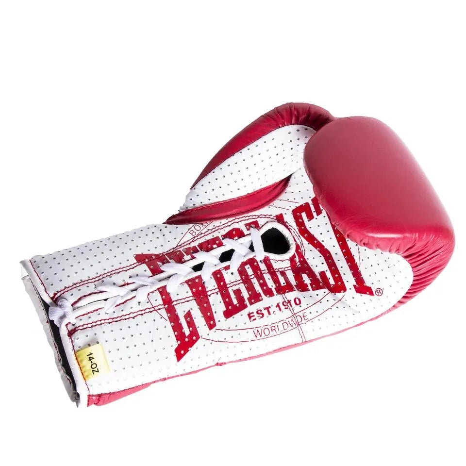 Everlast 1910 Classic Sparring Boxing Gloves Laced Red