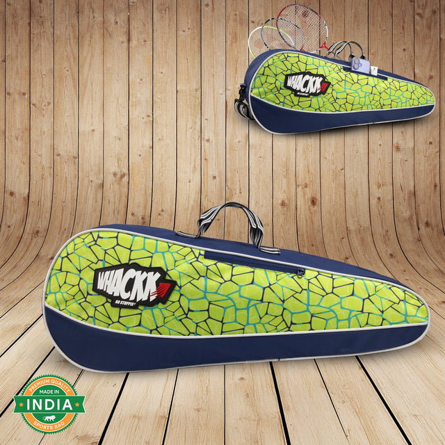 Pro Green 26L Unisex Lightweight Tennis Badminton Squash Equipment Cover Kit Bag | 4T 6B Racket |Duffel