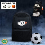 Strike Black 32L Football Basketball Volleyball Kitbag Shoe Ball Separate Pockets Equipment Bag Backpack| Soccer Bag| Boys Kids Adult Men| Mesh Shoe Ball Pocket| Bottle Holder| Easy Access Pocket Visit the WHACKK Store