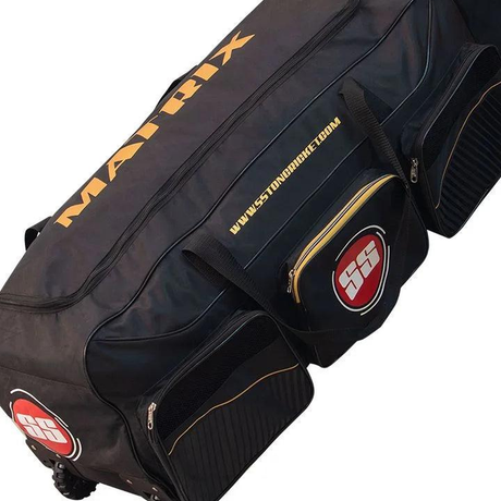 SS Matrix Cricket Kit Bag (wheel) | KIBI Sports - crop-closeup