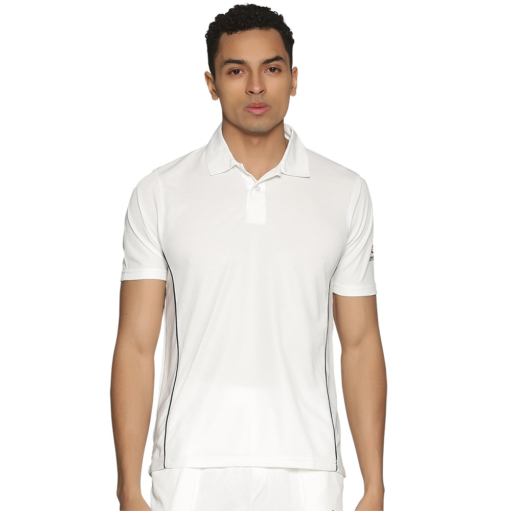 Arjun Pro - Half Sleeves - Cricket Whites T-shirt - Jr