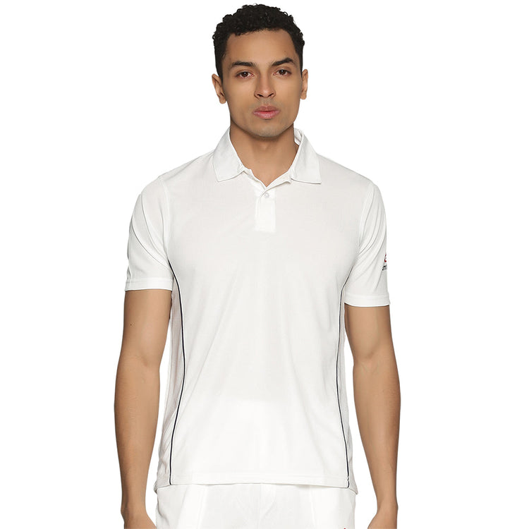 Arjun Pro - Half Sleeves - Cricket Whites T-shirt - Jr