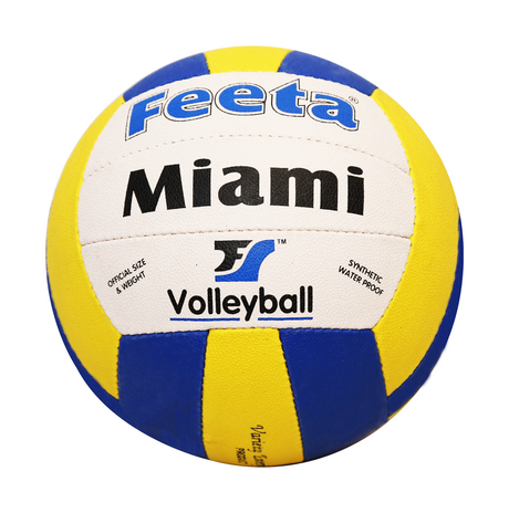 Fenta Sports Boy's Miami Volleyball (White+Blue+Yellow) | Fenta / Variety Enterprises